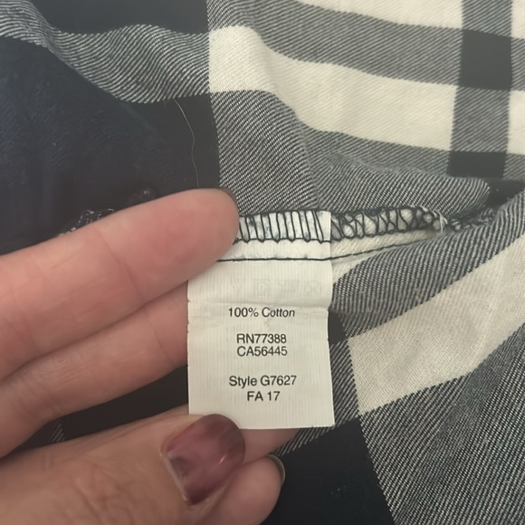 J Crew Boy Fit Plaid Shirt - Picture 2 of 2